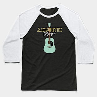 Acoustic Player Surf Green Baseball T-Shirt